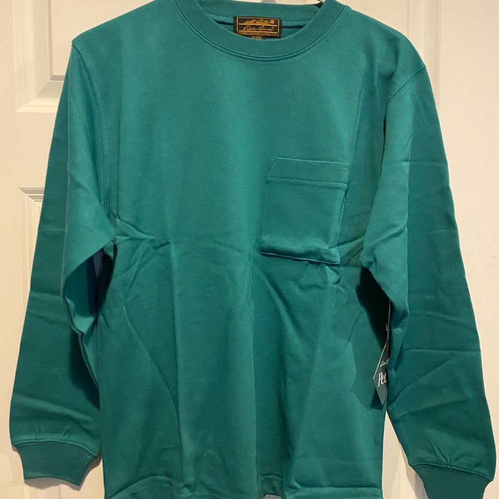 Brand New Eddie Bauer Long-Sleeve Pocket Tee